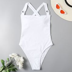 Оригинальный слитный купальник Shein