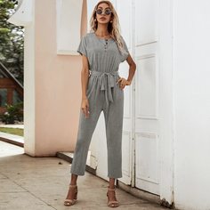 Комбинезон с поясом Shein