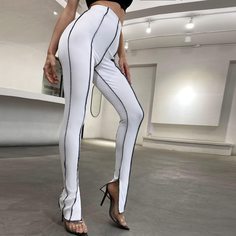 Разрез Повседневный Леггинсы Shein