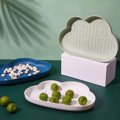 1шт случайная тарелка в форме облака Shein