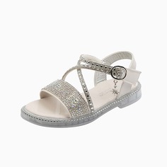 переплетенные ремешки со стразами Детские сандалии Shein