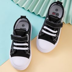 на шнурках Одноцветный Детские кроссовки Shein