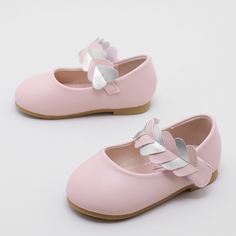 Мэри-Джейнс Одноцветный Детские балетки Shein