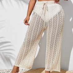 Вязаная накидка размера плюс Shein