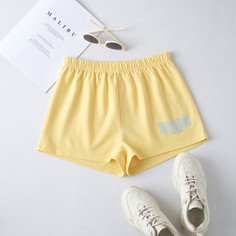 буква Повседневный Шорты Shein