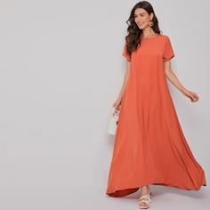 Однотонное платье Shein