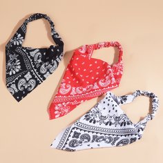 3шт повязка на голову с принтом пейсли для девочек Shein