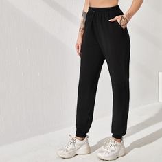 Спортивные брюки на кулиске Shein