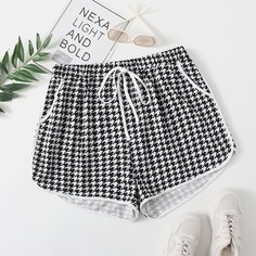 Шорты размера плюс с узором "хаундстут Shein