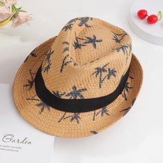 Шляпа с принтом кокосовой пальмы для мальчиков Shein