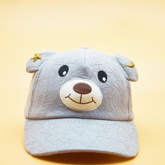 Детская бейсболка с вышивкой медведя Shein