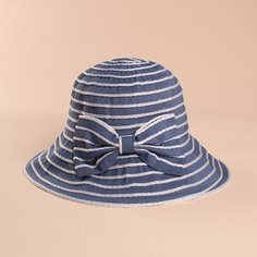 Шляпа в полоску с бантом для девочек Shein