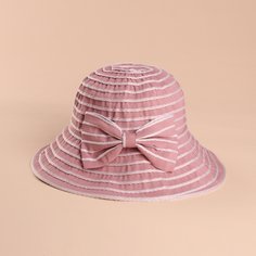 Шляпа в полоску с бантом для девочек Shein
