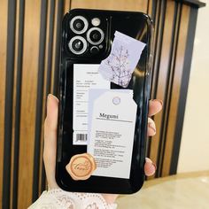 Чехол для телефона с принтом этикетки Shein