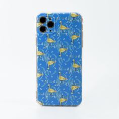 Прозрачный чехол для телефона с узором фламинго Shein