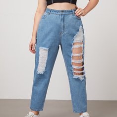 Джинсы размера плюс Shein