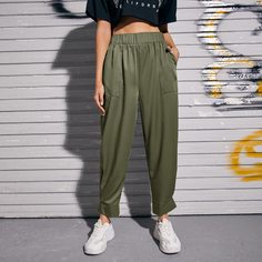 Брюки с карманом Shein