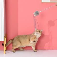 1шт игрушка-дразнилка для кошек с кроличьими ушками Shein