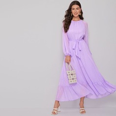 Модное платье с оригинальными рукавами Shein