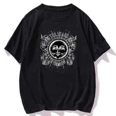 Цветочный Институтский Мужские футболки Shein