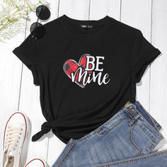 Лозунг Повседневный Футболки Shein