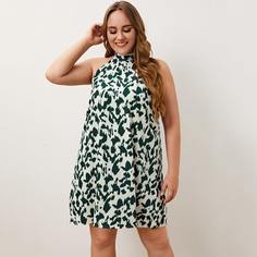 Платье размера плюс с принтом Shein