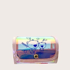 Детская голографическая сумка с цепочкой и мультипликационным рисунком Shein