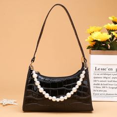 Сумка через плечо с искусственным жемчугом для девочек Shein