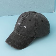 Мужская бейсболка с текстовой вышивкой Shein