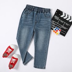 Прямые джинсы для мальчиков Shein