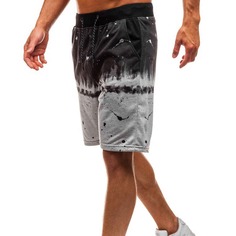 на кулиске Контрастный Повседневный Мужские шорты Shein