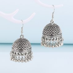 Jhumka серьги-подвески с бахромой Shein