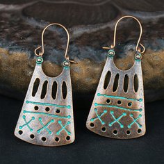 Оригинальные серьги-кольца Shein