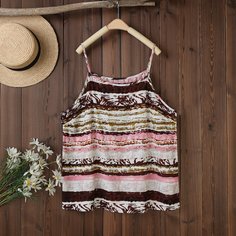 Контрастный цвет Повседневный Размера плюс жилет Shein