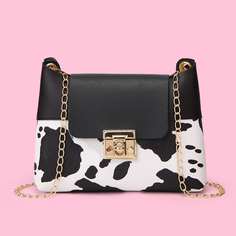 На цепочке Животный Модный Сумка через плечо Shein