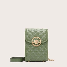 На цепочке стеганая Модный Сумка через плечо Shein