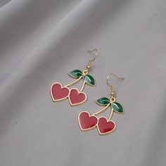 Серьги-подвески с сердечком Shein