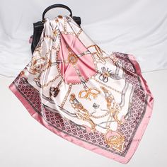 принтом цепи Повседневный Шарфы Shein