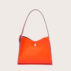 Неоновая оранжевая сумка через плечо Shein