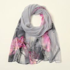 Шарф с цветочным принтом Shein