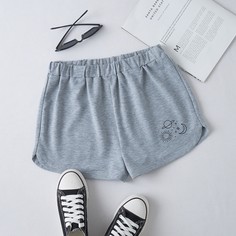 Космический Повседневный Шорты Shein