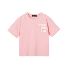 Футболка с оригинальным рисунком для девочек Shein
