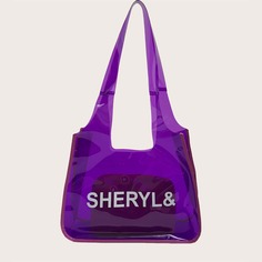 Прозрачная сумка-тоут на плечо с внутренней сумкой Shein