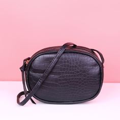 Сумка через плечо с тиснением под крокодила Shein