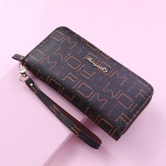 Длинный кошелек с текстовым рисунком Shein