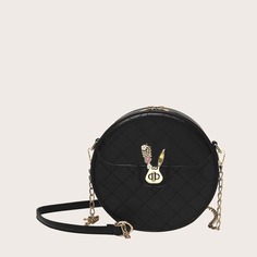Стеганая круглая сумка Shein