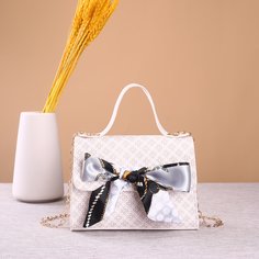 Сумка-сэтчел с декором шарфа Shein