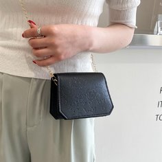 Сумка мини через плечо на цепочке с мультипликационным декором Shein