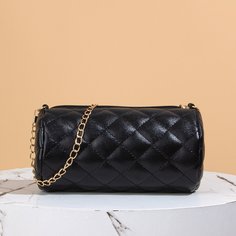На цепочке стеганая Элегантный Сумка через плечо Shein
