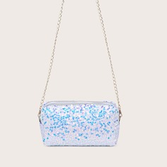 Сумка через плечо на цепочке с блестками Shein